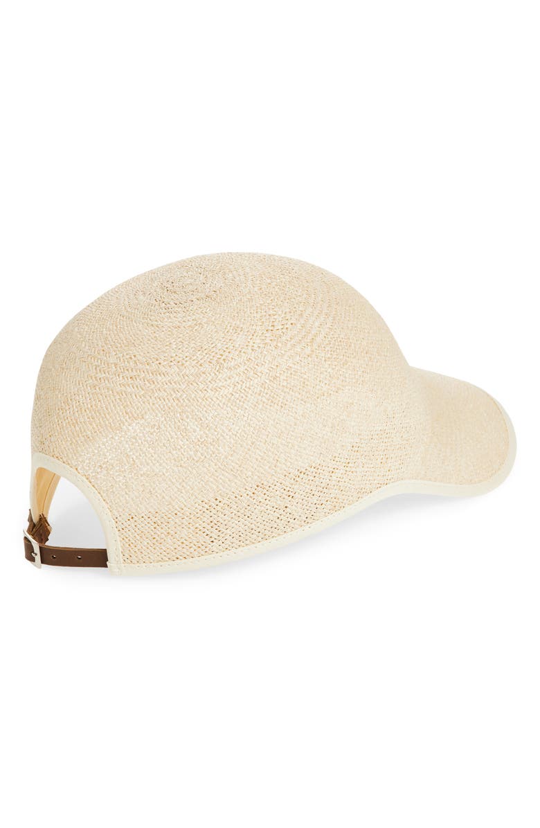 René Mantilla, New York Briel Straw Baseball Cap, Alternate, color, Natural