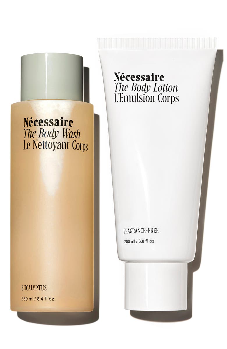 Nécessaire Body Wash & Body Lotion Set $50 Value, Main, color, 