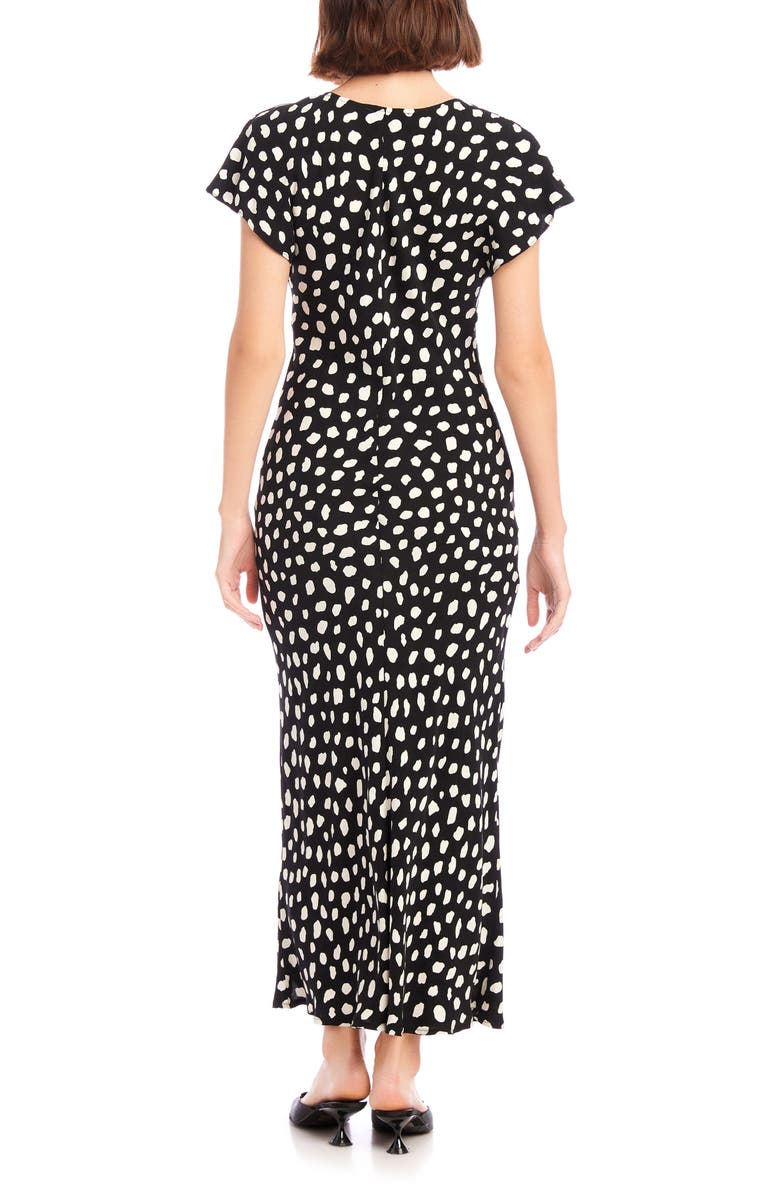 FIFTEEN TWENTY Emmeline Tie Front Flutter Sleeve Maxi Dress, Alternate, color, 