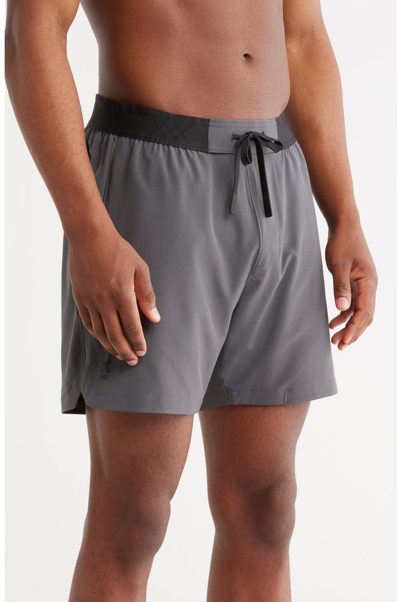 6-Inch Base Performance Training Shorts, Alternate, color, ASPHALT