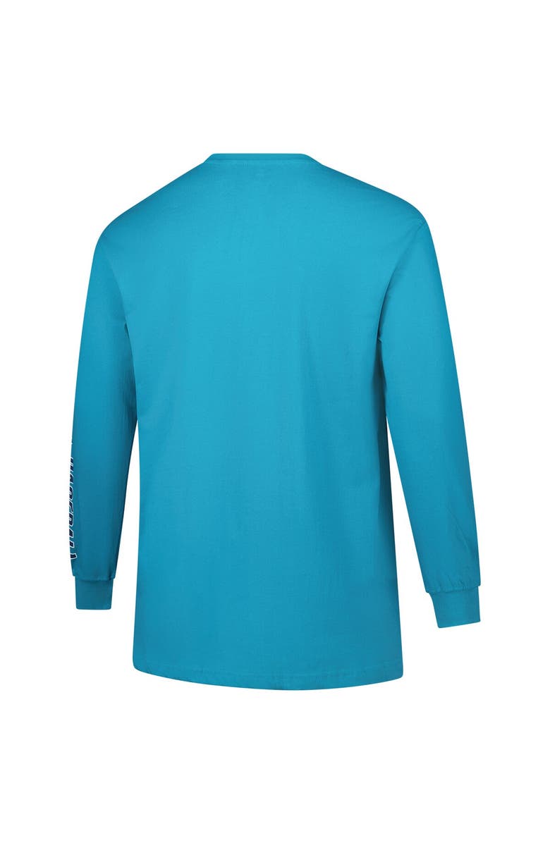 PROFILE Men's Profile Aqua Seattle Mariners Big & Tall Two-Hit Long Sleeve T-Shirt, Alternate, color,