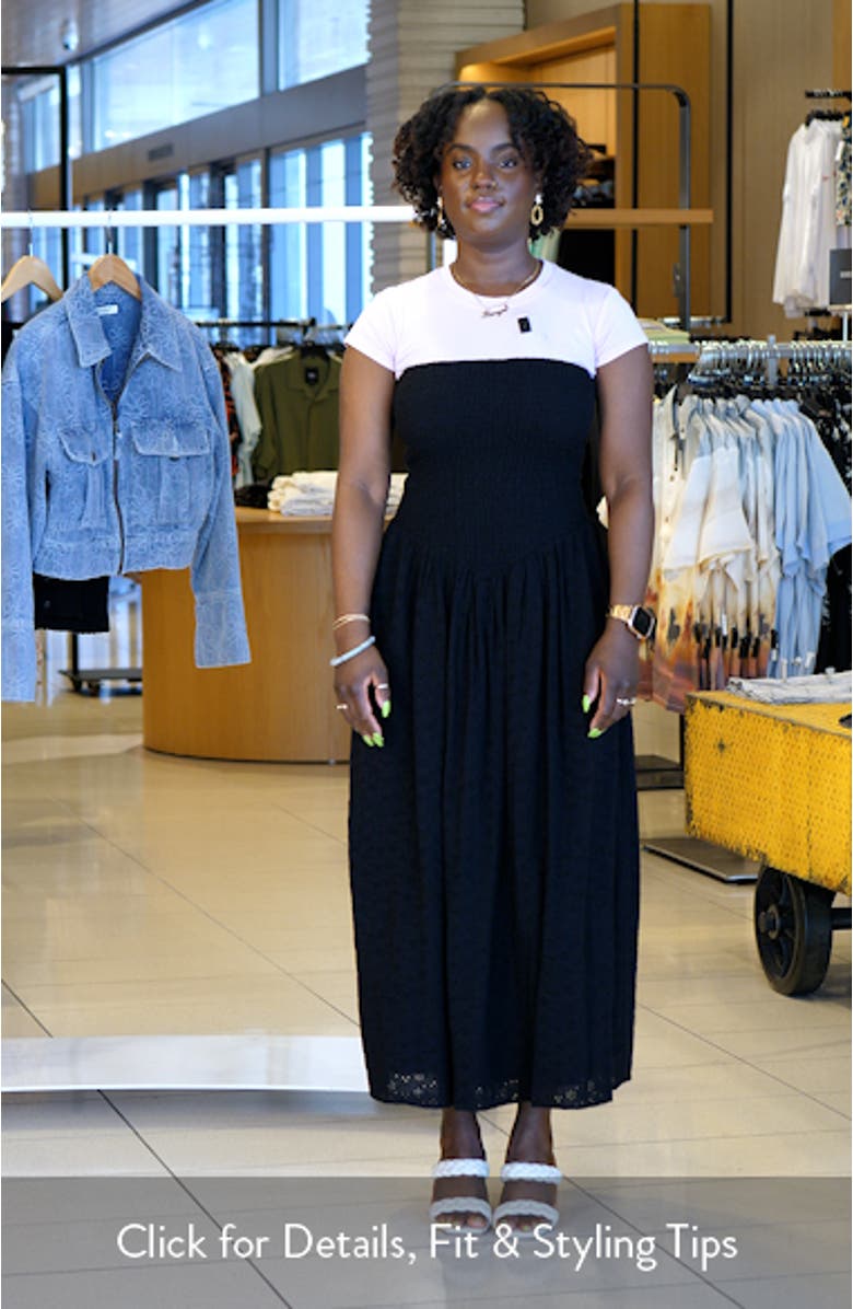 x Style by COCO! Melody Convertible Strapless Eyelet Dress, sales video thumbnail