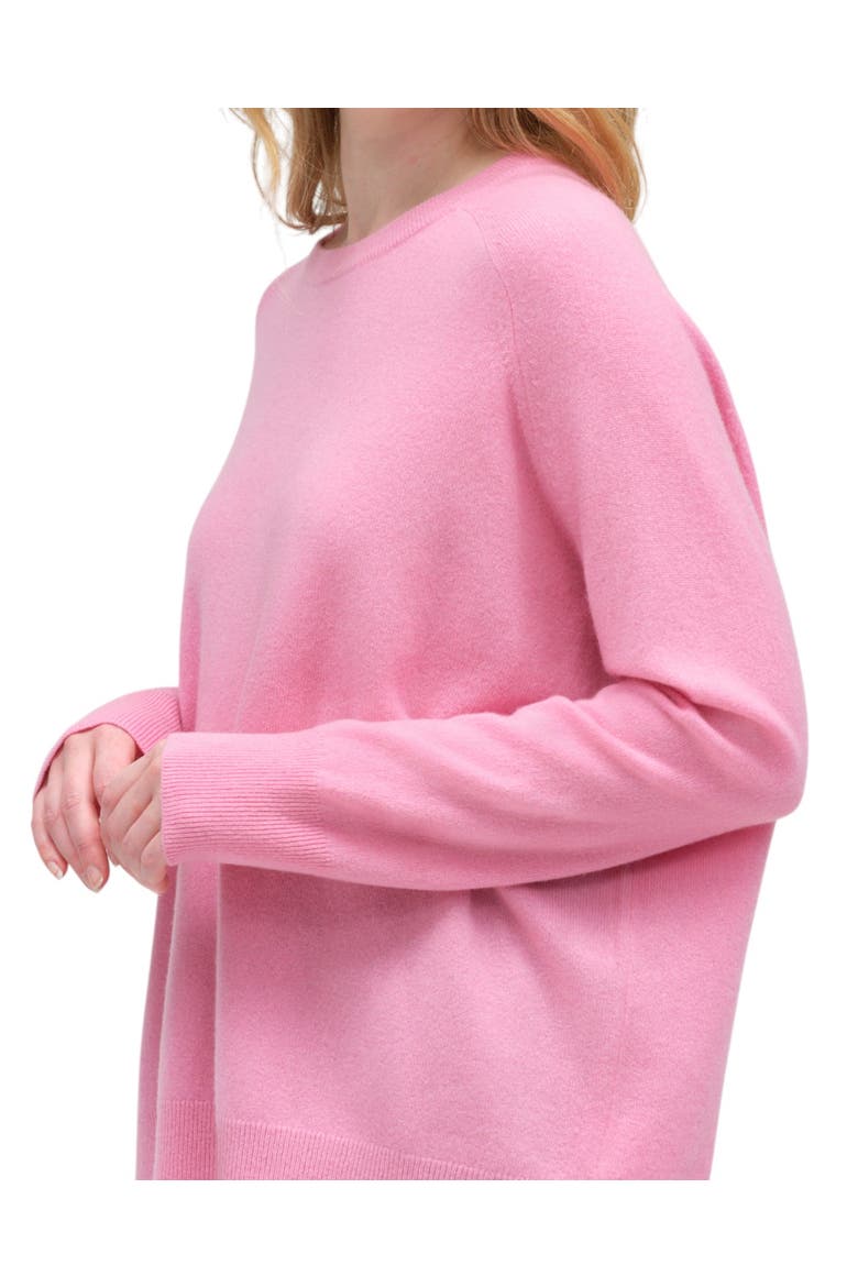 Pure Cashmere Slouchy Sweater, Alternate, color, Flamingo Pink