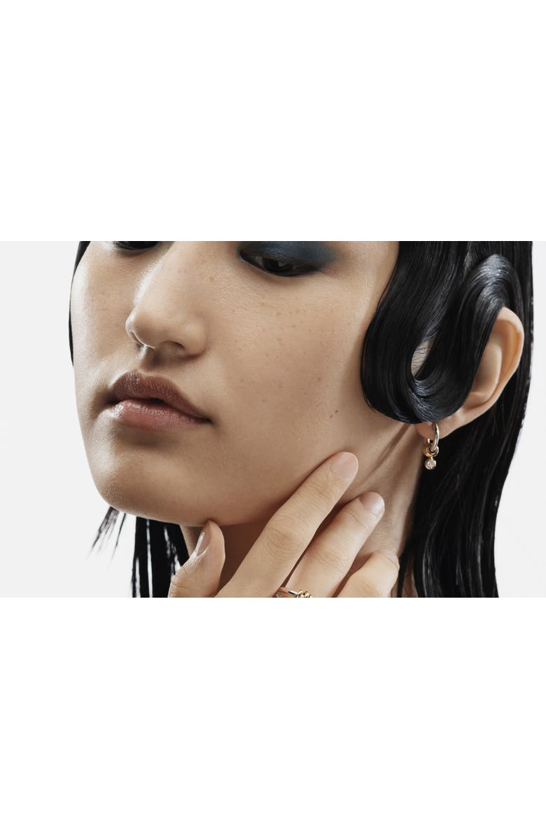 Spinelli Kilcollin Pia Sterling Silver, 18K Gold & Diamond Two-Tone Ring, Alternate, color, Silver