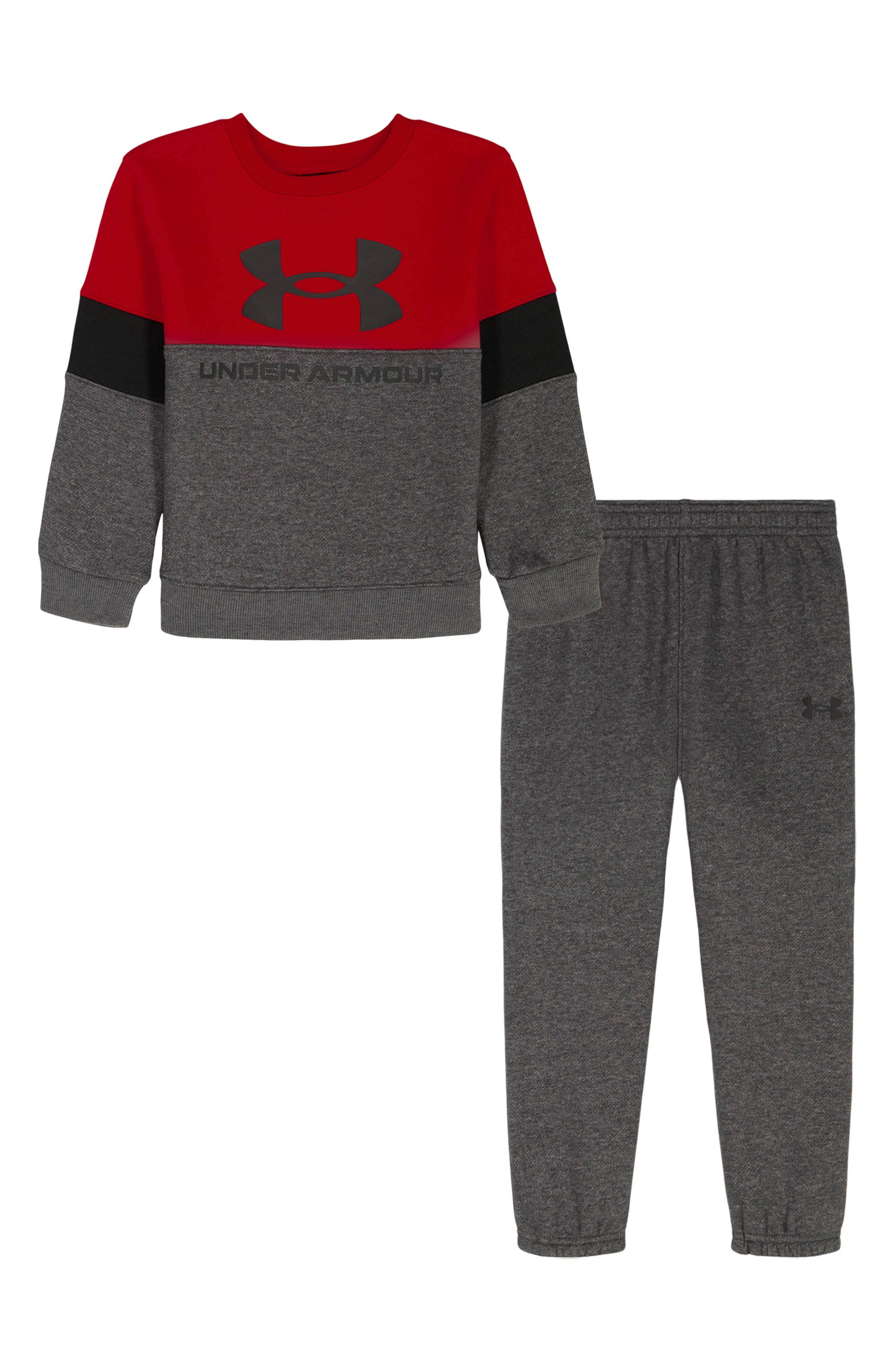 Under Armour Kids' Rivial Logo Fleece Hoodie & Joggers Set