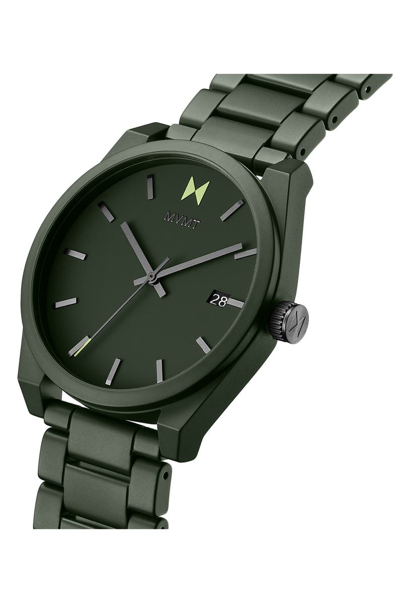 MVMT Element Ceramic Bracelet Watch, 43mm, Alternate, color, 