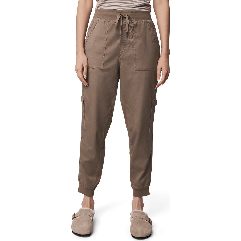 Splendid Jaclyn Drawstring Waist Joggers In Brown