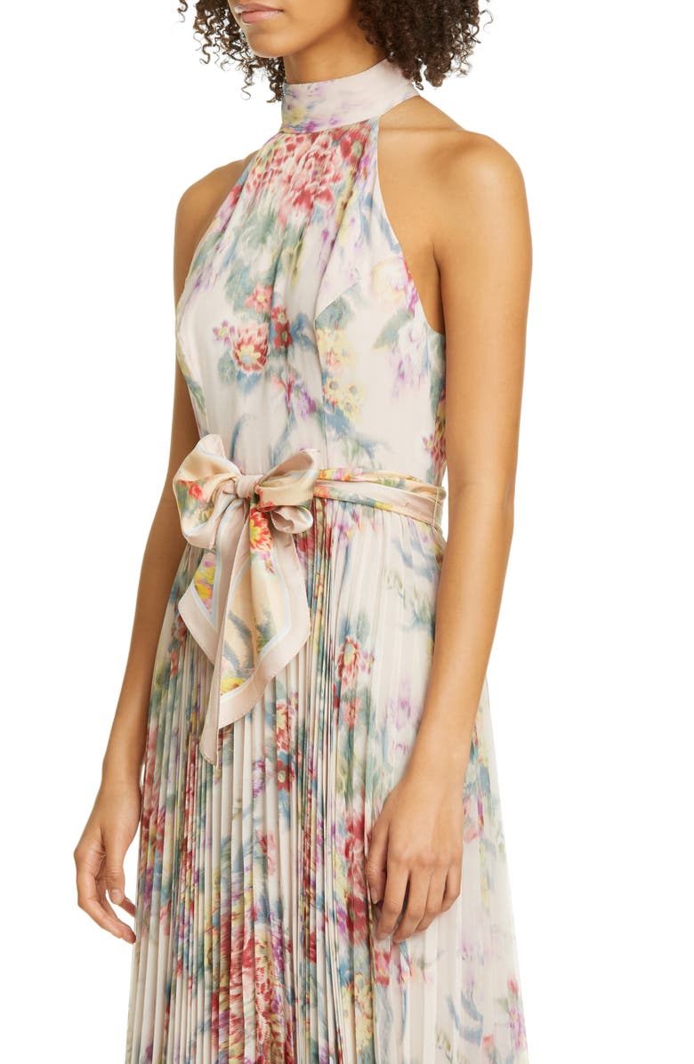 Zimmermann Wavelength Sunray Midi Dress, Alternate, color, 
