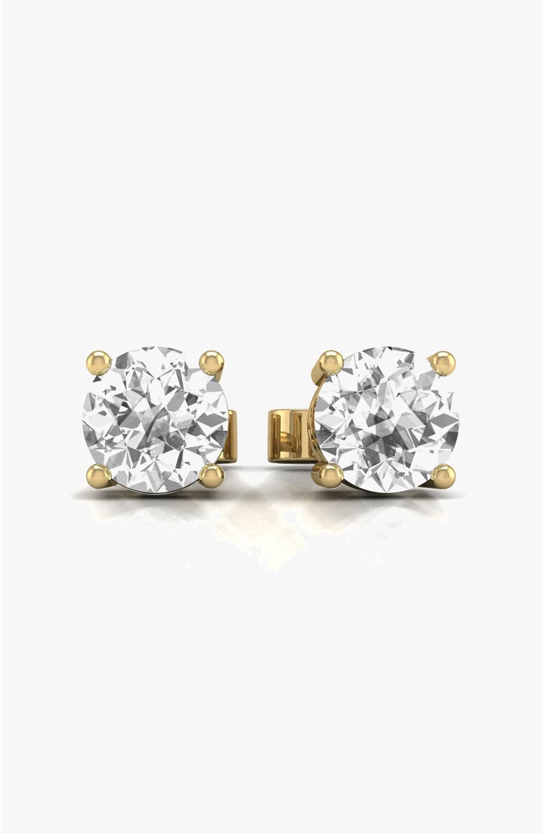 SEREIA OFFICIAL 14k Gold Stud Lab Diamond 1.5 Carats Earrings, Main, color, Yellow Gold