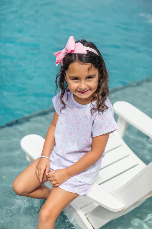 LILA AND HAYES LILA AND HAYES EMERY GIRLS' SHORT SET