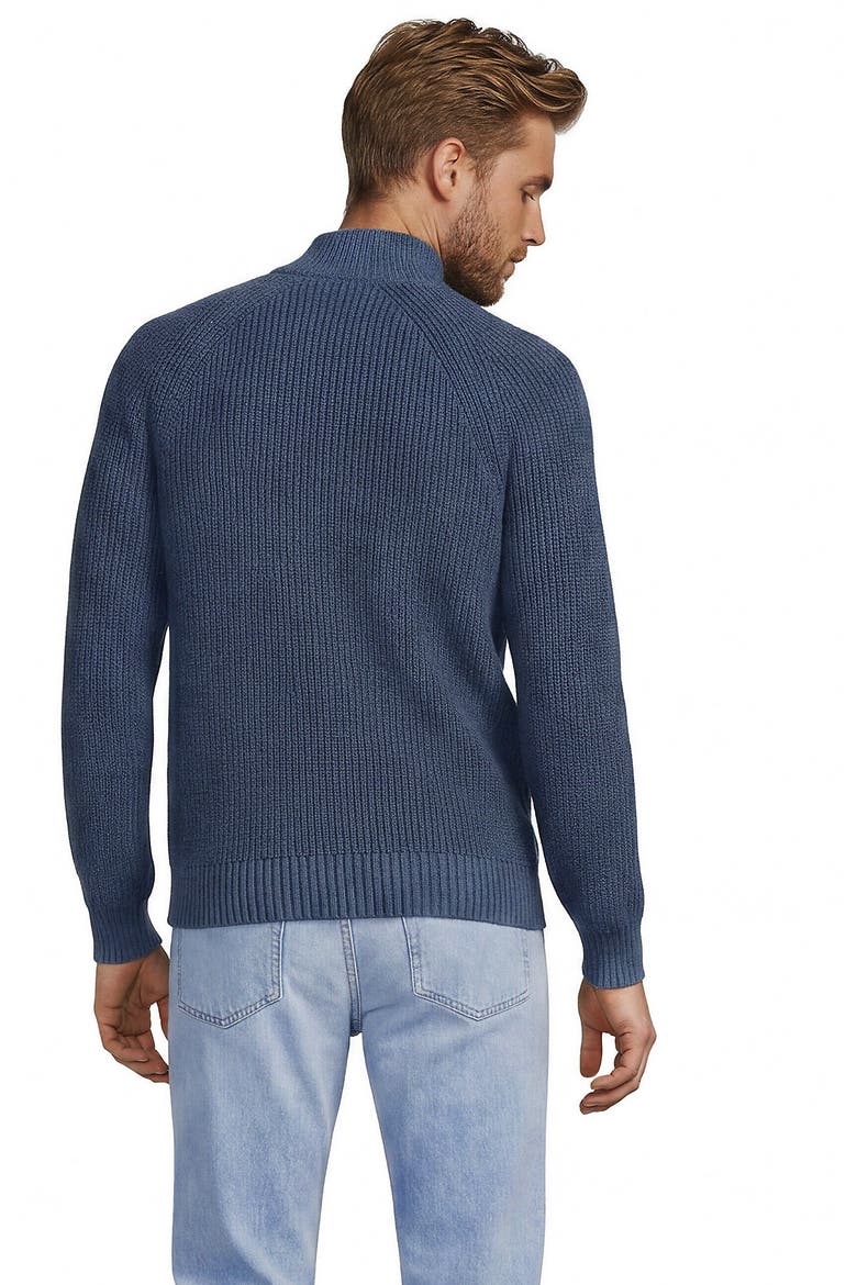 Drifter Quarter Zip Sweater, Alternate, color, Dusk Indigo Heather