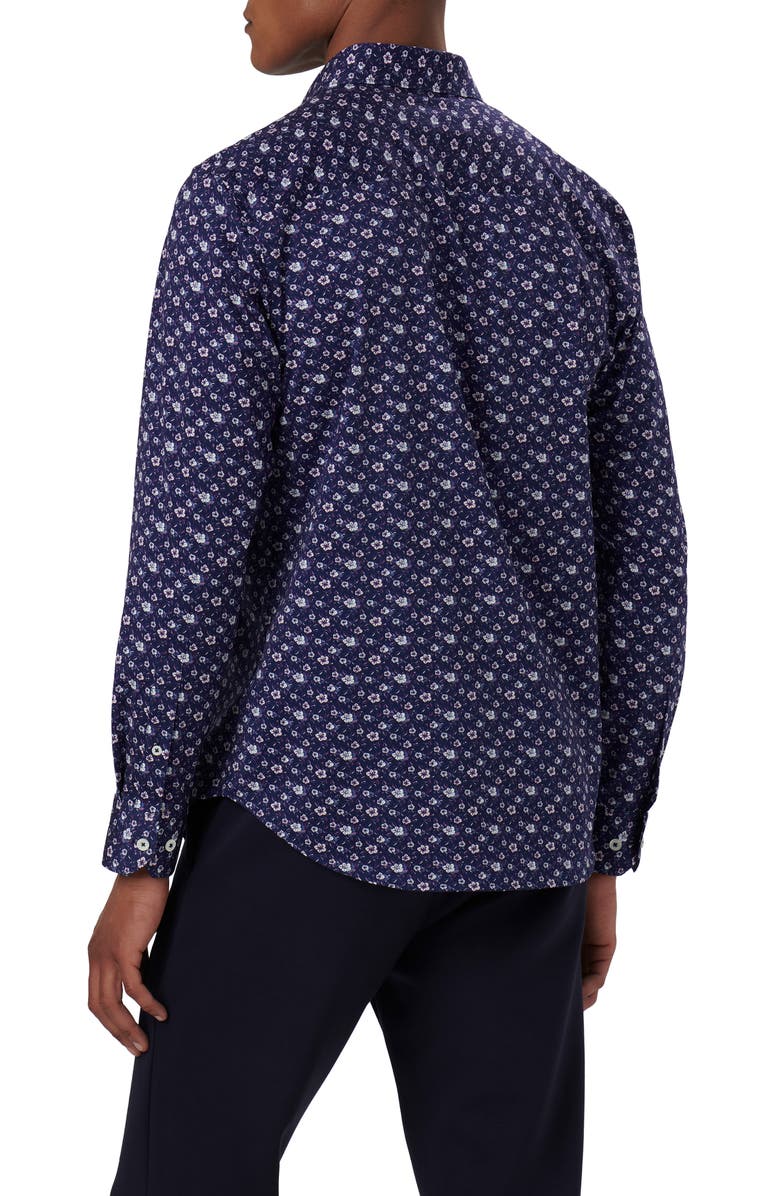 Bugatchi James OoohCotton<sup>®</sup> Floral Button-Up Shirt, Alternate, color, 