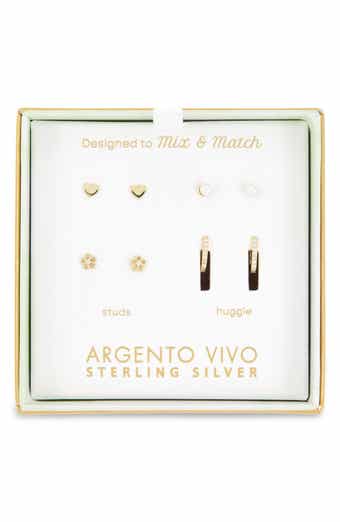Pack of Four Spring Assorted Stud & Hoop Earrings