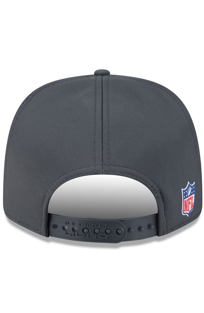 New Era Men's New Era Charcoal Detroit Lions 2025 Sideline Cold Weather 9SEVENTY Adjustable Hat, Alternate, color, Charcoal