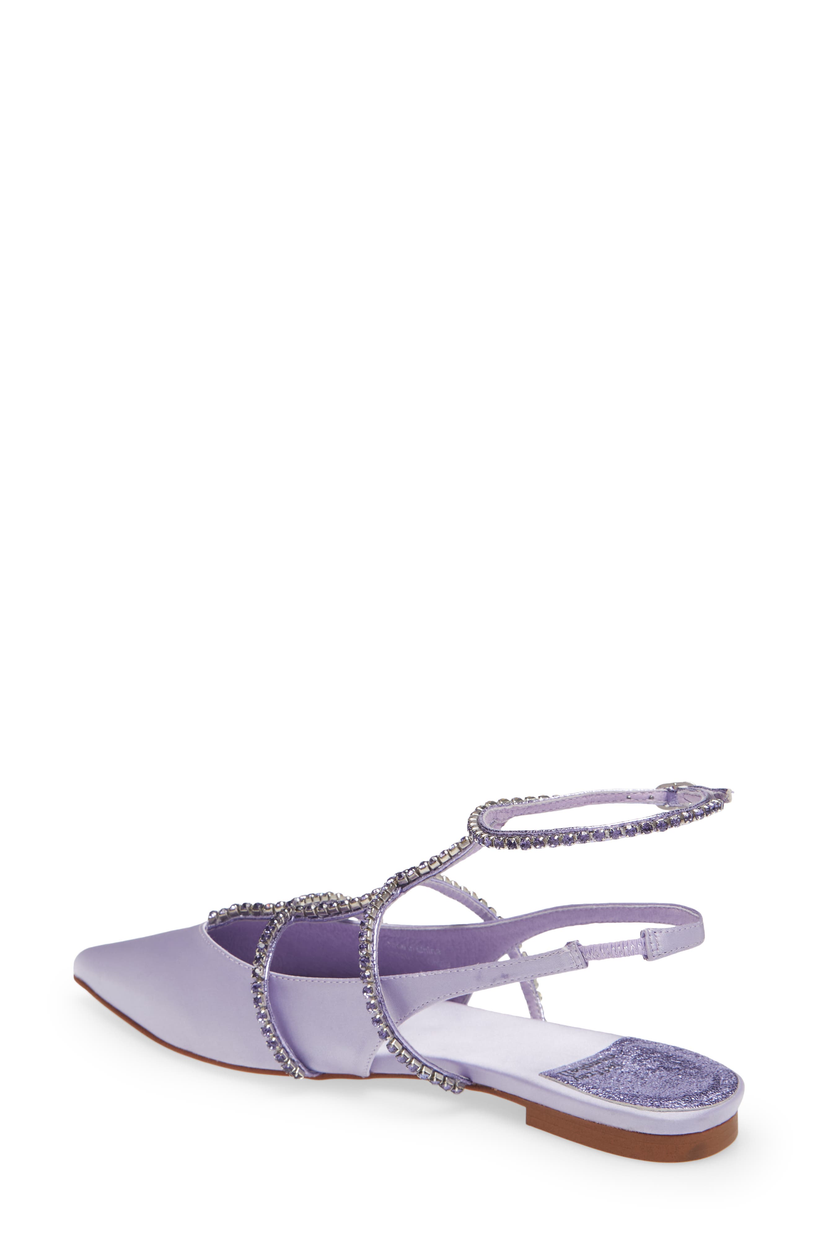 Pristina Slingback Sandal, Alternate, color, LILAC SATIN COMBO