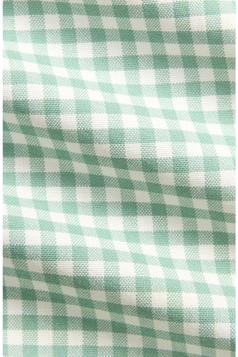 Classic Fit Gingham Cotton Button-Down Oxford Shirt, Alternate, color, FADED MINT/ WHITE