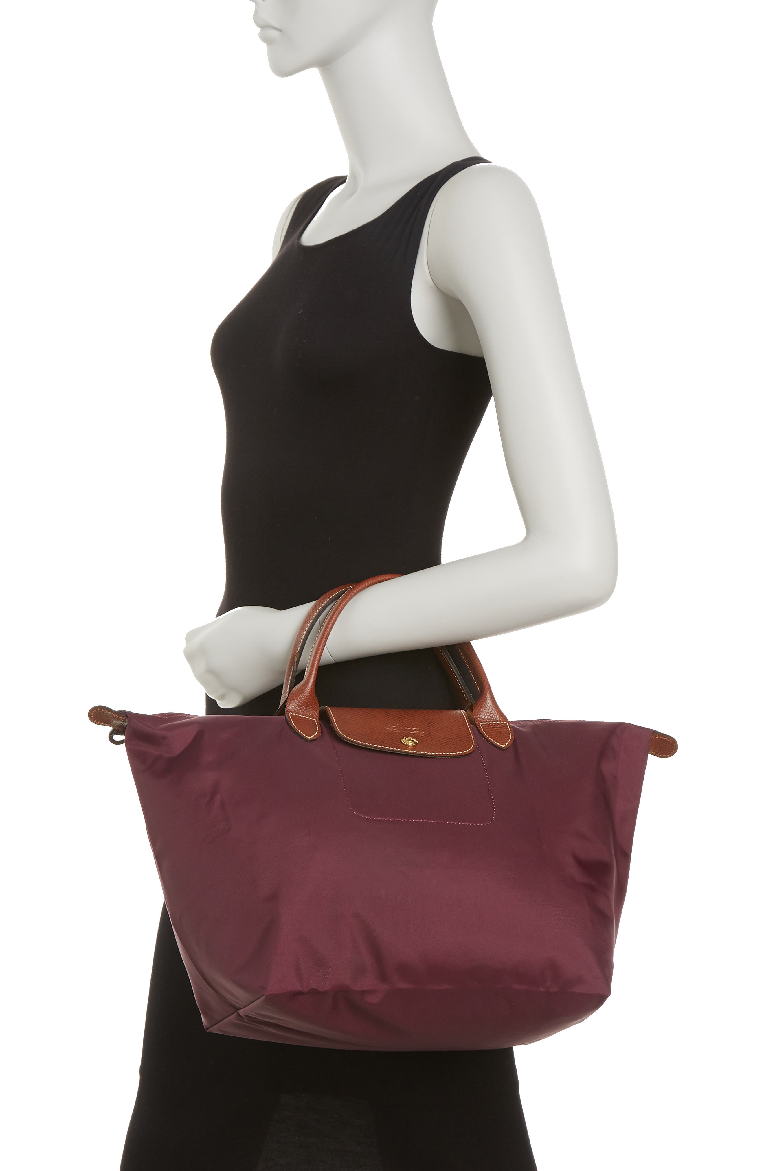 Longchamp Medium Handbag, Alternate, color, 