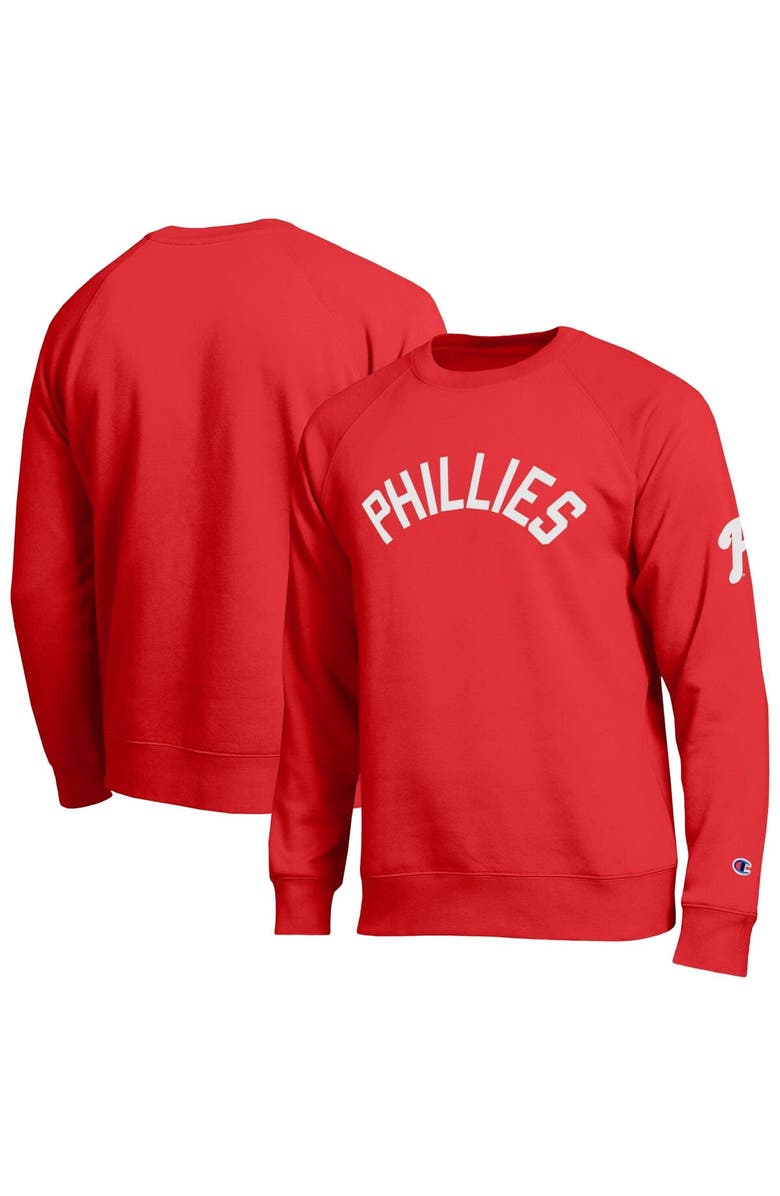 Champion Men's Champion Red Philadelphia Phillies All-Star Sweatshirt, Main, color, Red