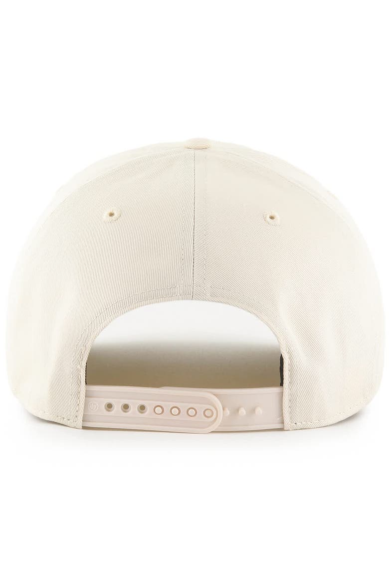 Men's '47  Natural ECU Pirates Powder Purple Hitch Adjustable Hat, Alternate, color, Natural