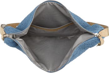 Spire Straw Hobo Bag