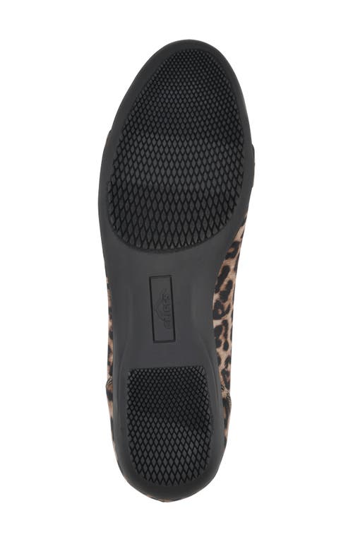 Cliffs By White Mountain Calming Buckle Strap Flat In Animal Print