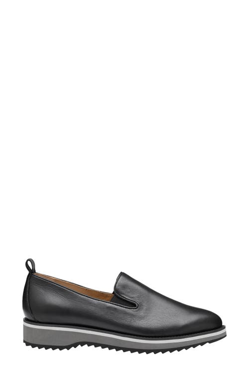 Johnston & Murphy Ulyssa Platform Loafer In Black