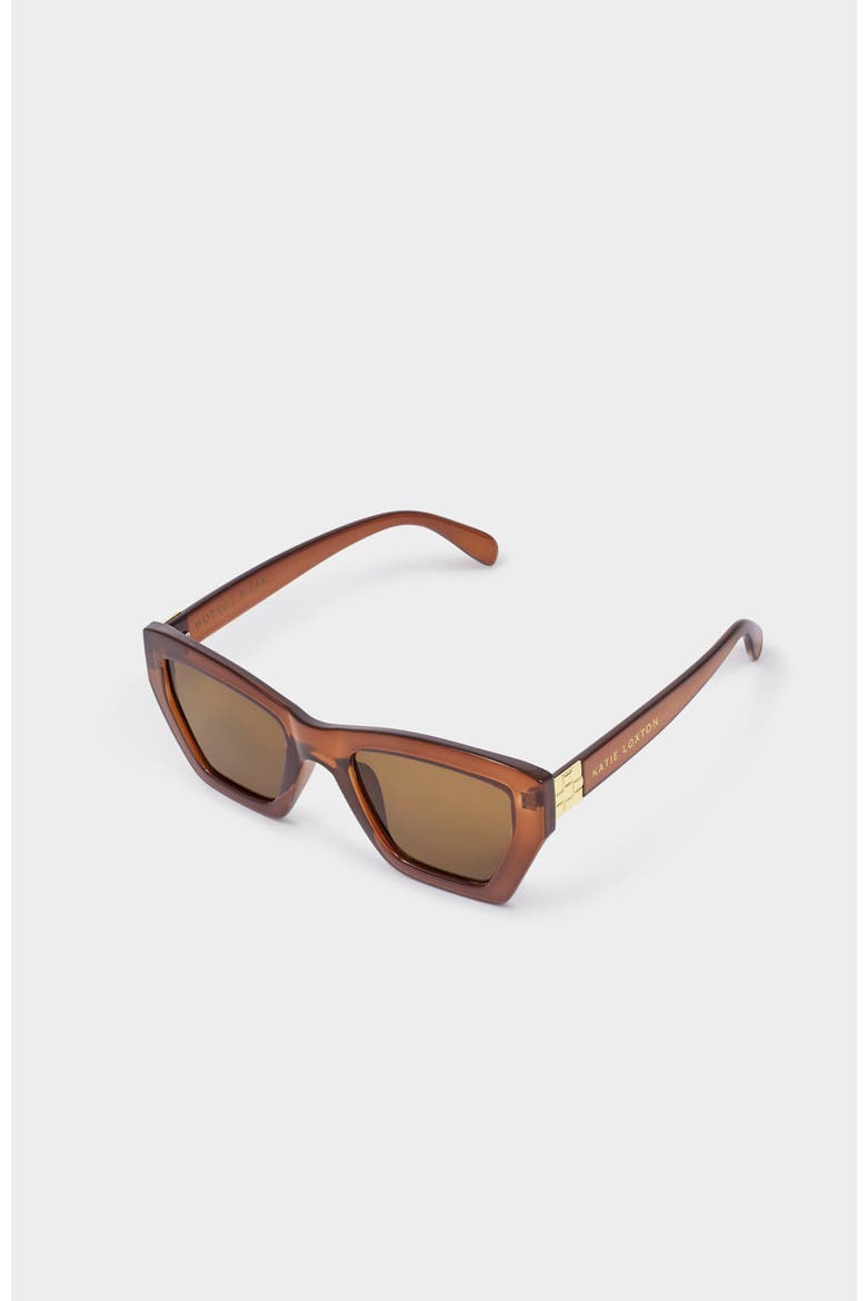 Palma Sunglasses, Alternate, color, Chocolate Transparent