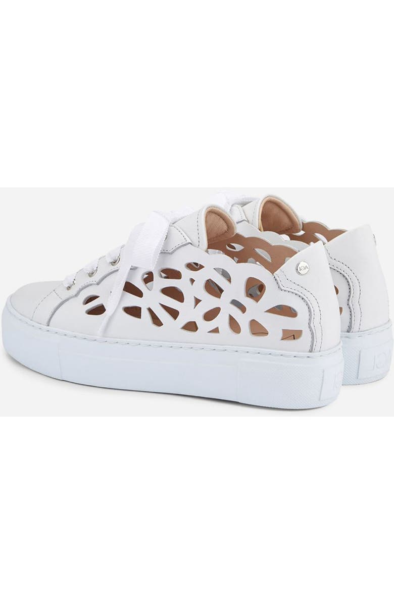 AGL Mandi Laser-cut Sneaker, Alternate, color, White
