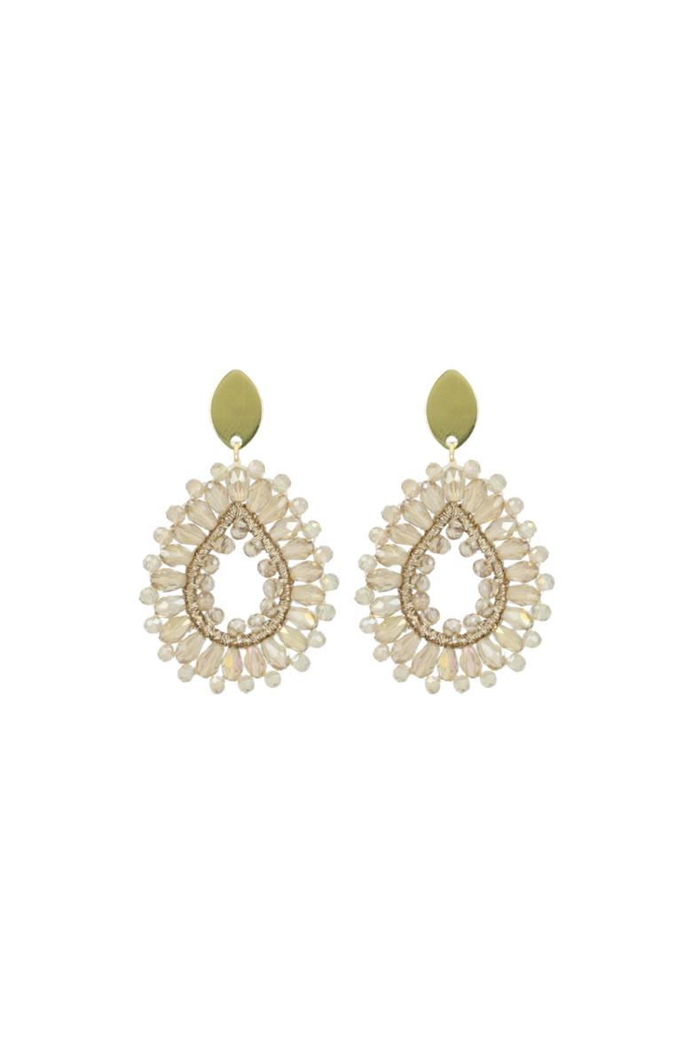 LOTT.gioielli CE SI Drop Crystal S - Champagne #04-G, Main, color, Champagne