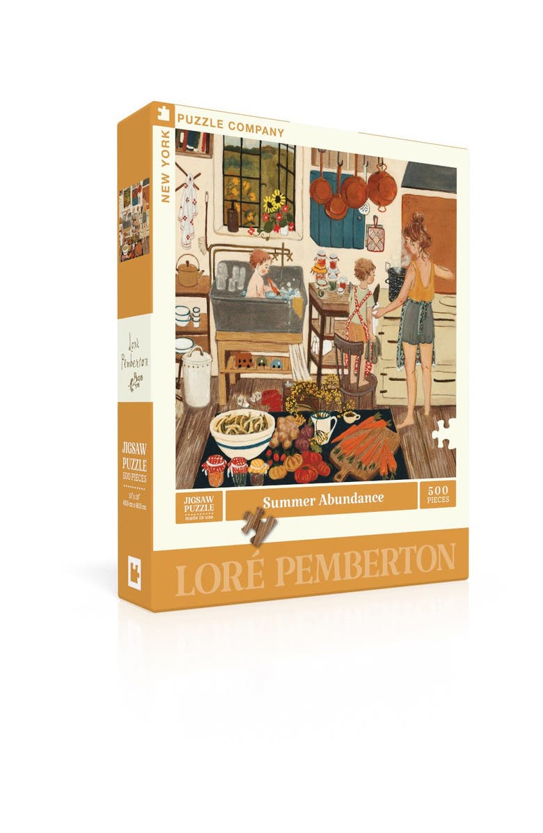 NEW YORK PUZZLE COMPANY Summer Abundance 500 Piece Puzzle, Alternate, color, 