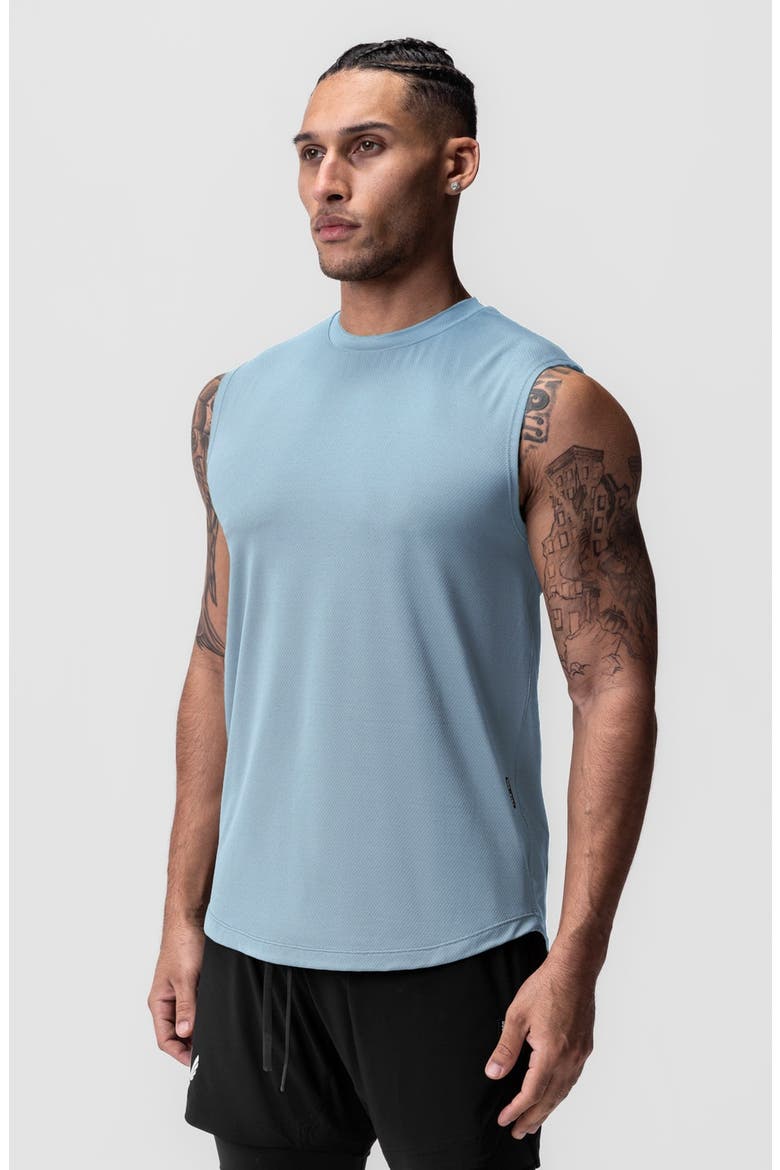 AeroSilver Cutoff Tank, Alternate, color, Light Sky