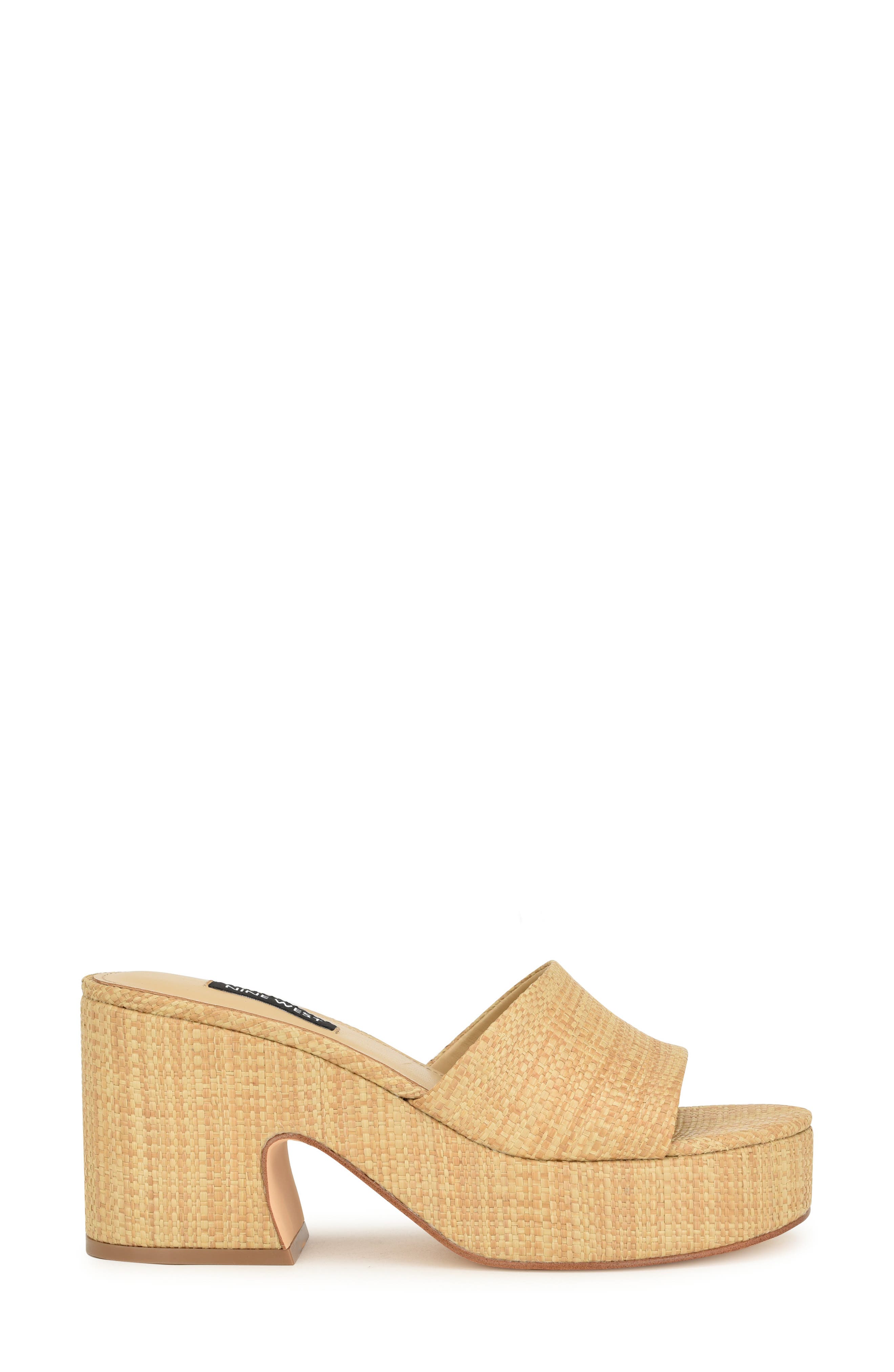 Nine West Boone Platform Slide Sandal, Alternate, color, 