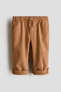 H&M Cotton Roll-up Trousers