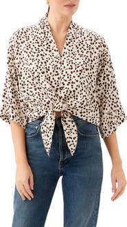FIFTEEN TWENTY Bernice Tie Front Shirt
