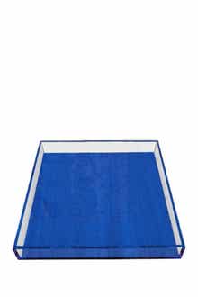 Neon Blue Large Tray