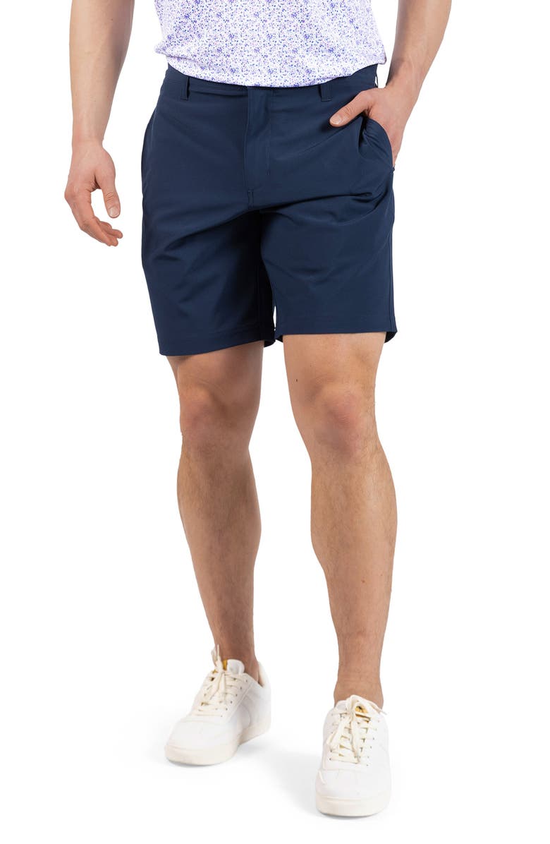 TailorByrd Solid Performance Shorts, Alternate, color, Navy