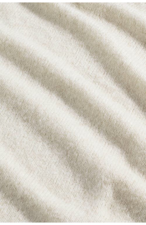 Nn07 Lee 6598 Wool Blend Crewneck Sweater In White