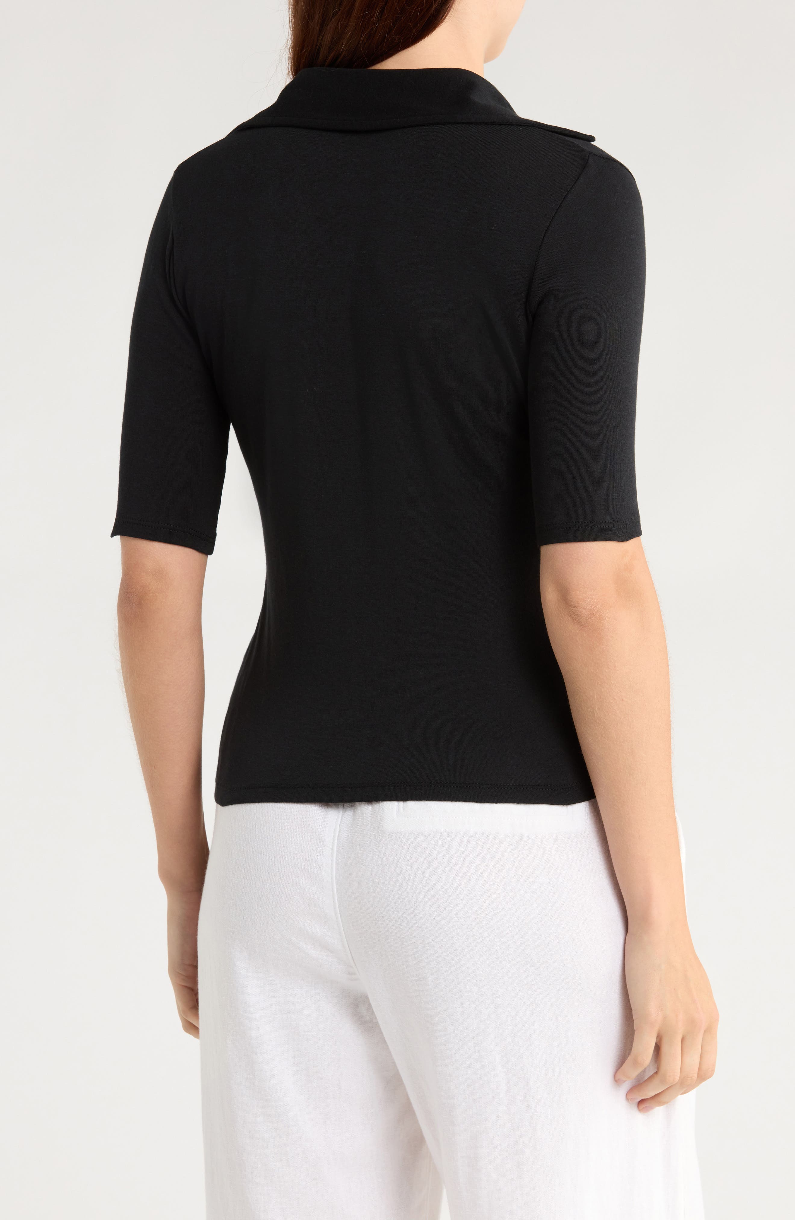 Elbow Sleeve Polo - image 2