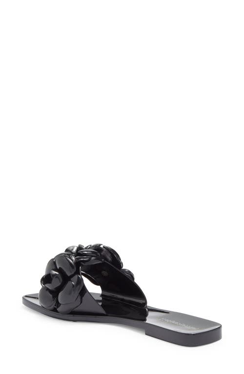 Jeffrey Campbell Floralee Slide Sandal In Black