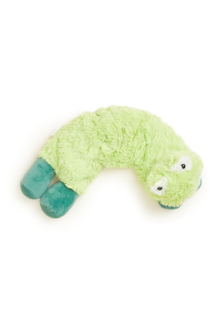 Frog Plush Neck Wrap, Alternate, color, Bright Green