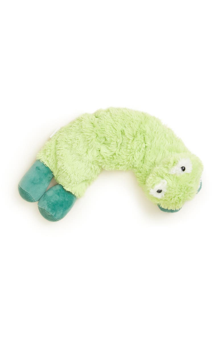 Warmies Frog Plush Neck Wrap, Alternate, color, Bright Green