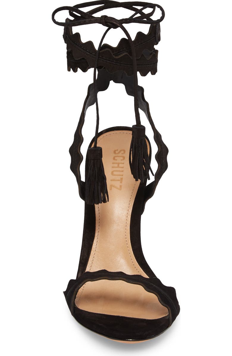 Schutz Lisana Wraparound Sandal, Alternate, color,