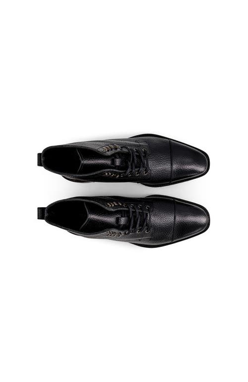 Anthony Veer Pembroke Cap-toe Boot In Black