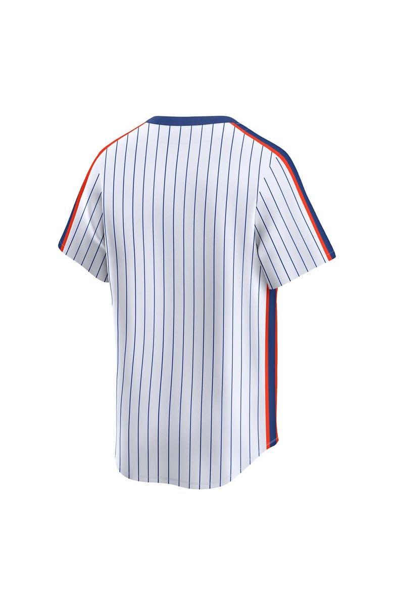 Nike Men's Nike White New York Mets Throwback Cooperstown Collection Limited Jersey, Alternate, color, White