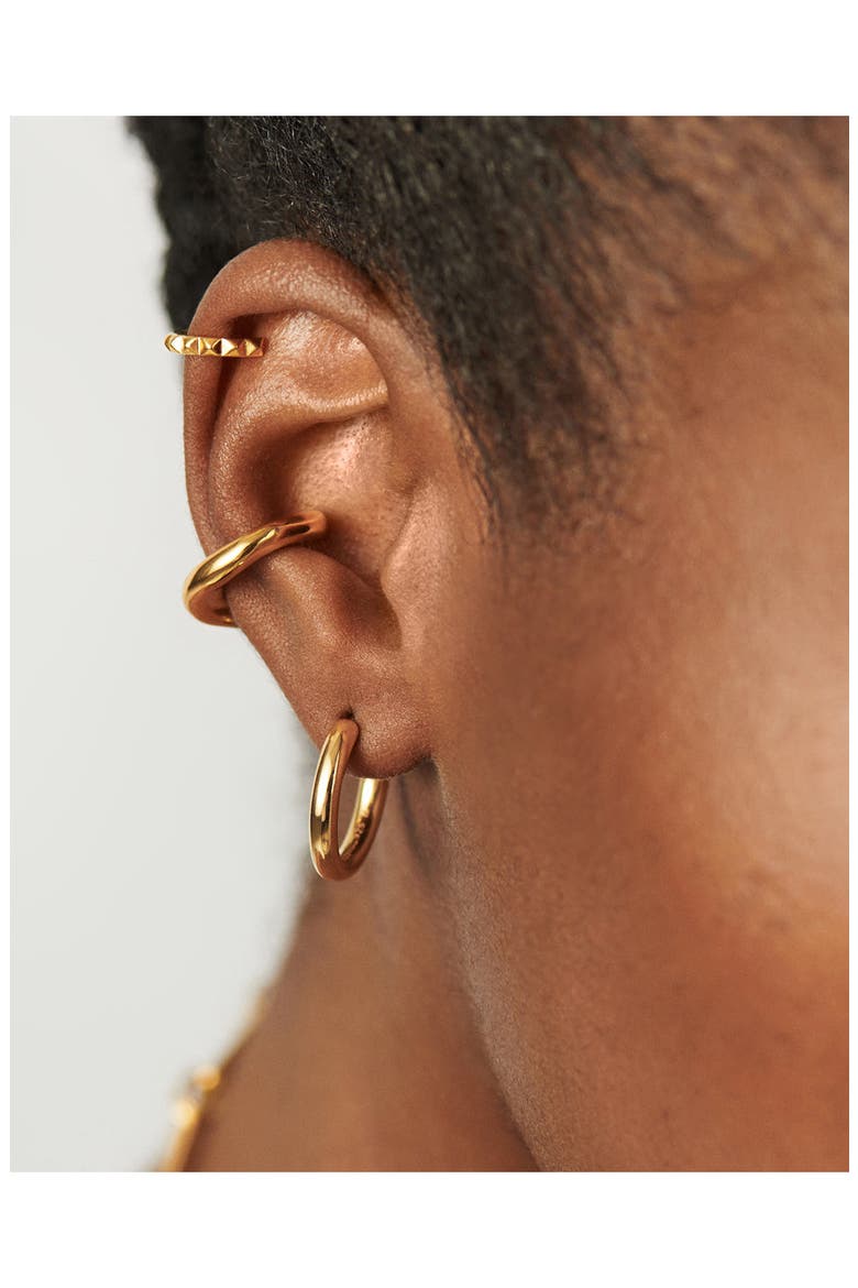 Medium Hoop Earrings, Alternate, color, GOLD