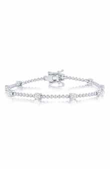 SIMONA Round Cubic Zirconia Beaded Bracelet