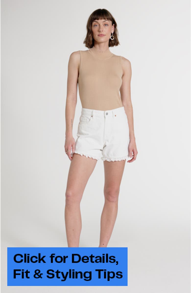 Eyelet Lace Denim Shorts, sales video thumbnail