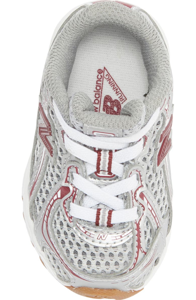 New Balance Kids' 740 Sneaker, Alternate, color, Silver Metallic/ Burgundy