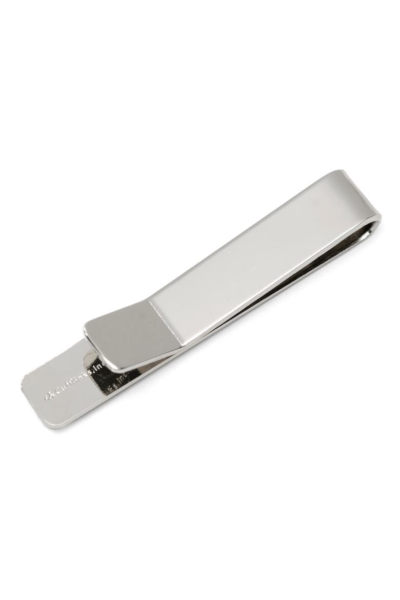 Longhorn Tie Bar, Alternate, color, SILVER
