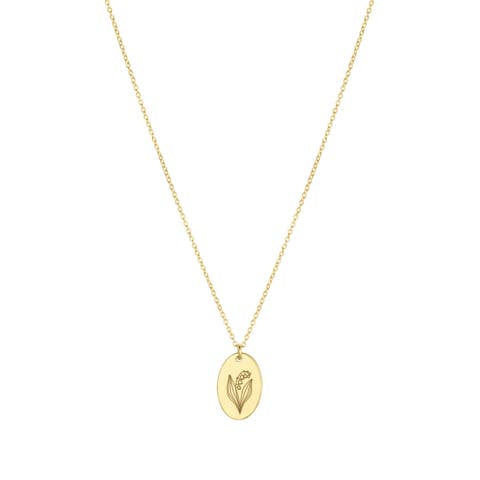 Louise Birth Flower Necklace
